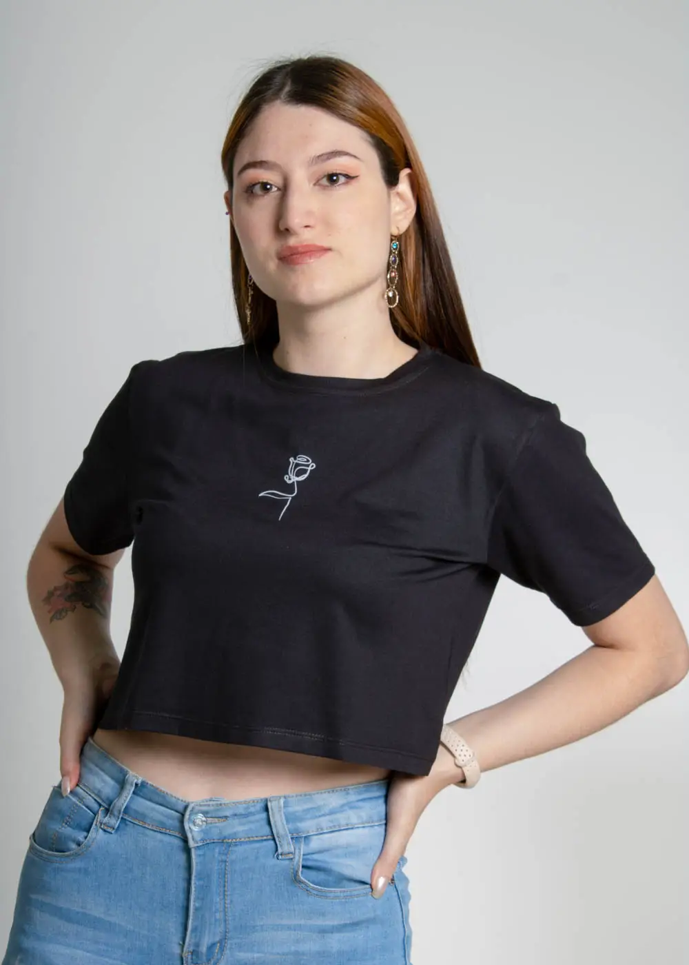 Esperar algo Ordenador portátil Soldado 🌸 Camiseta Negra Con Estampado 🌸 Neutral Tienda Online De Ropa Para Mujer