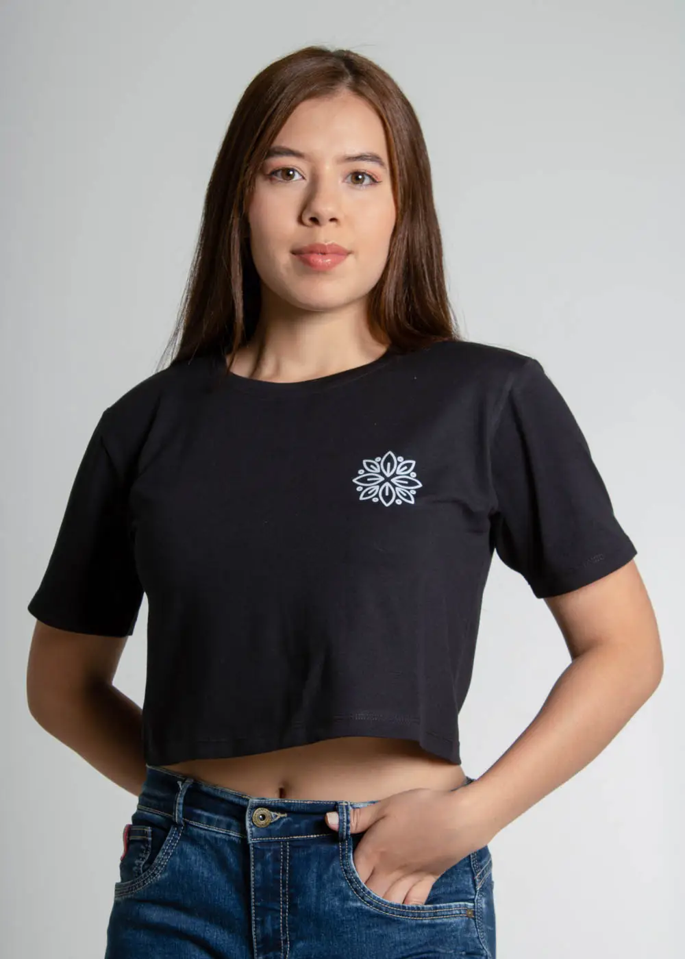 🌸 Camiseta Negra Con Estampado 🌸 Neutral Tienda Online De Ropa Para Mujer
